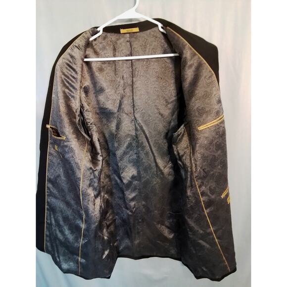 Adolfo Mens Black Dress Jacket - Picture 3 of 8